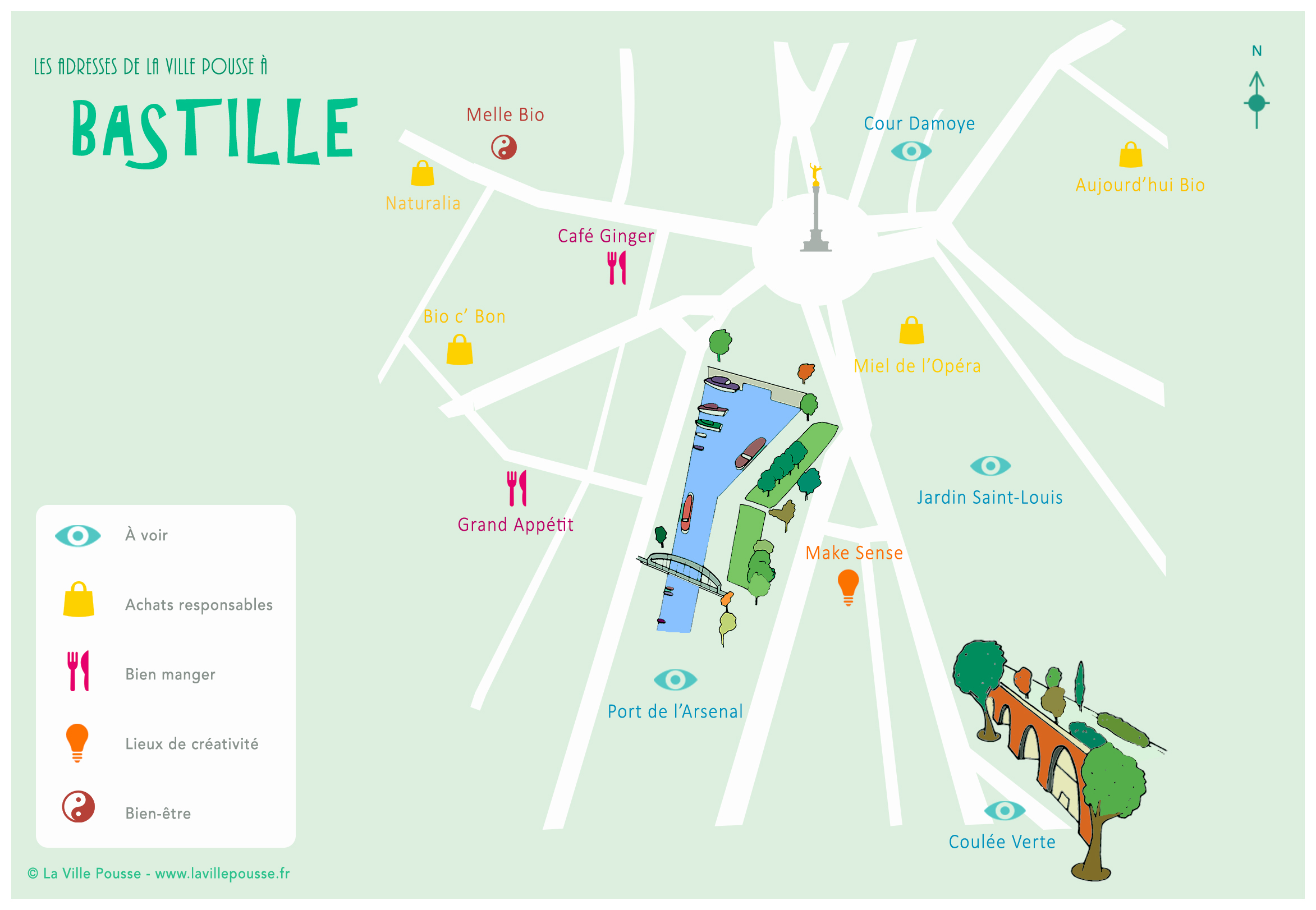 Les bonnes adresses de La Ville Pousse